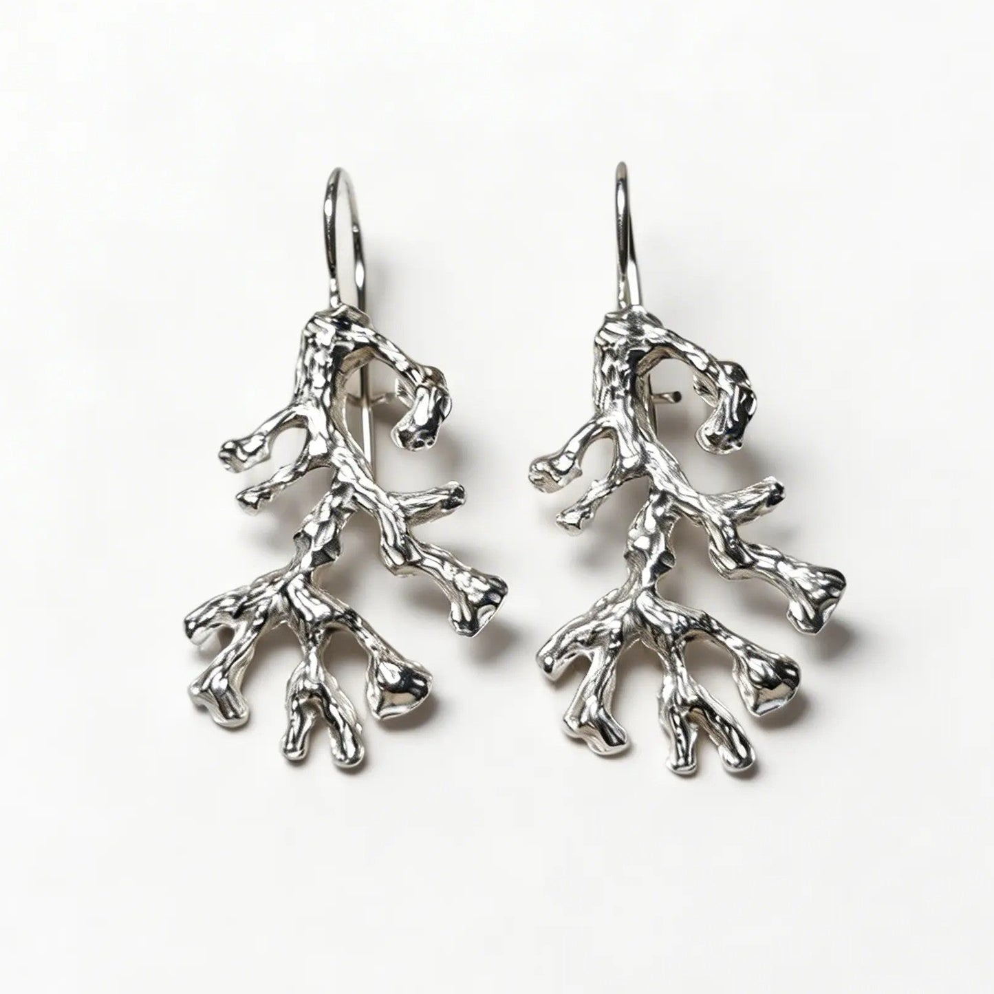 Organic Coral Earring