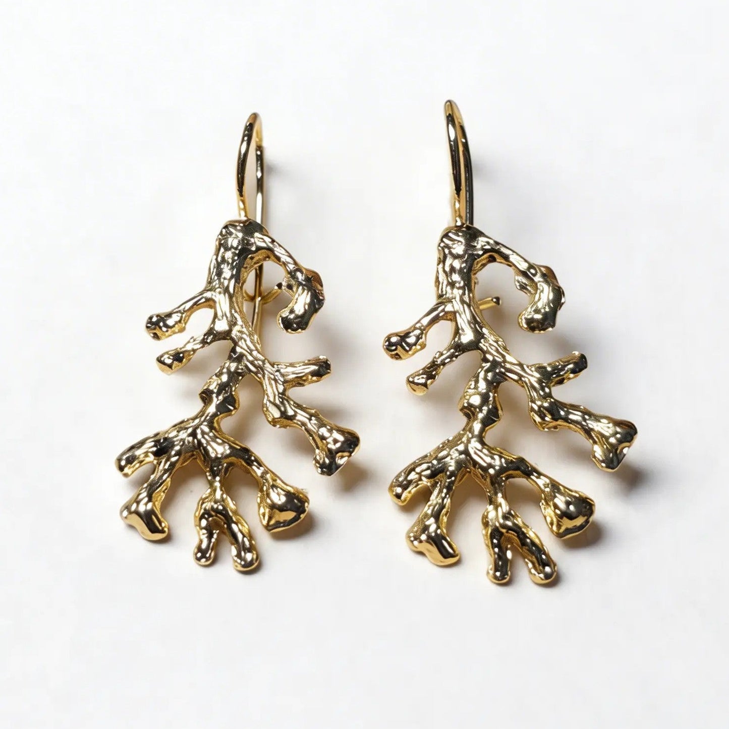 Organic Coral Earring